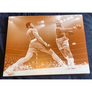 Sepia Ali Boxing Photo 14x11 Unframed Wall Art Sports Print Gym Man Cave Décor